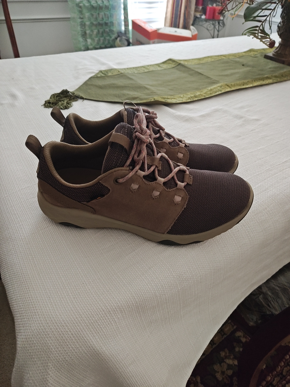 Teva Brown and Dark Brown Men's Casual Lace-Up Sneakers